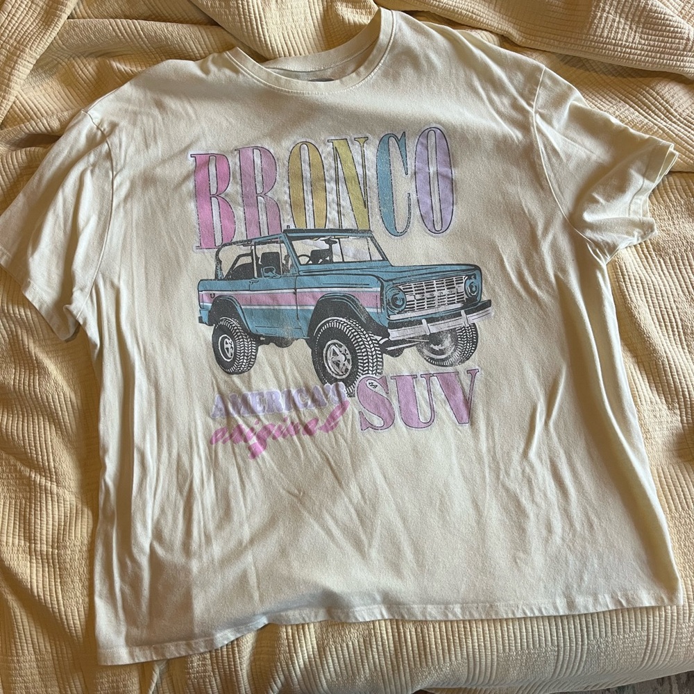 Bronco Ford oversized Tee- Women’s size xxl